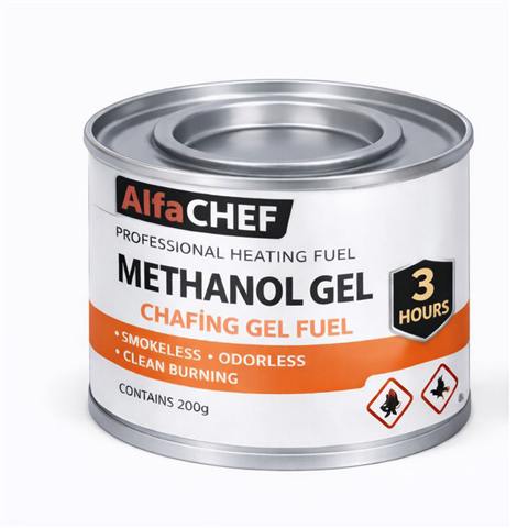 200g Methanol Gel Fuel for Chafing Dishes